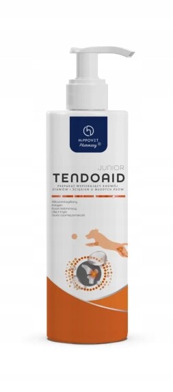 Hippovet Pharmacy TendoAid Junior podpora kloubů u štěňat 250 ml