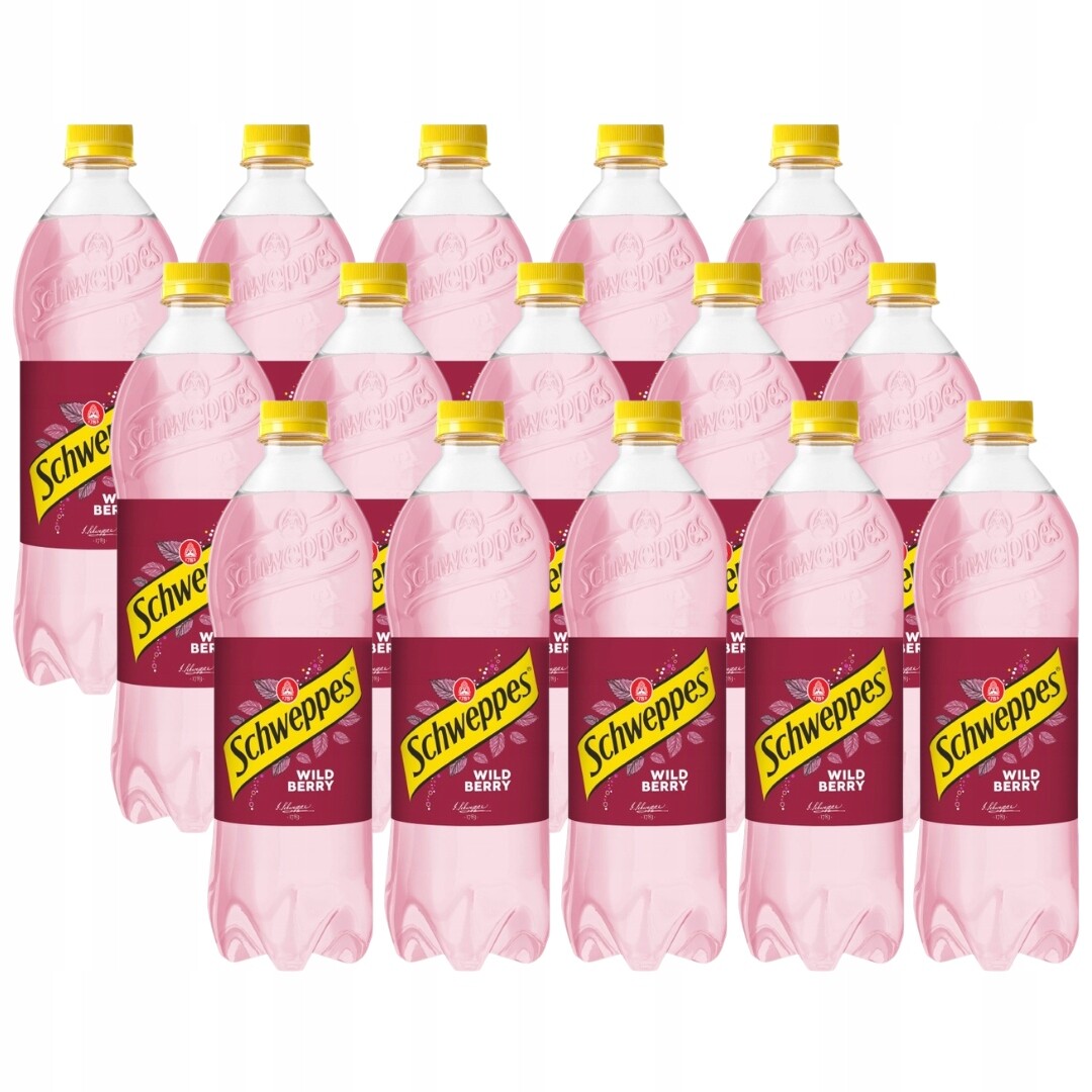 Schweppes Sycený nápoj lesních plodů 0,85 lx 1 5 kusů