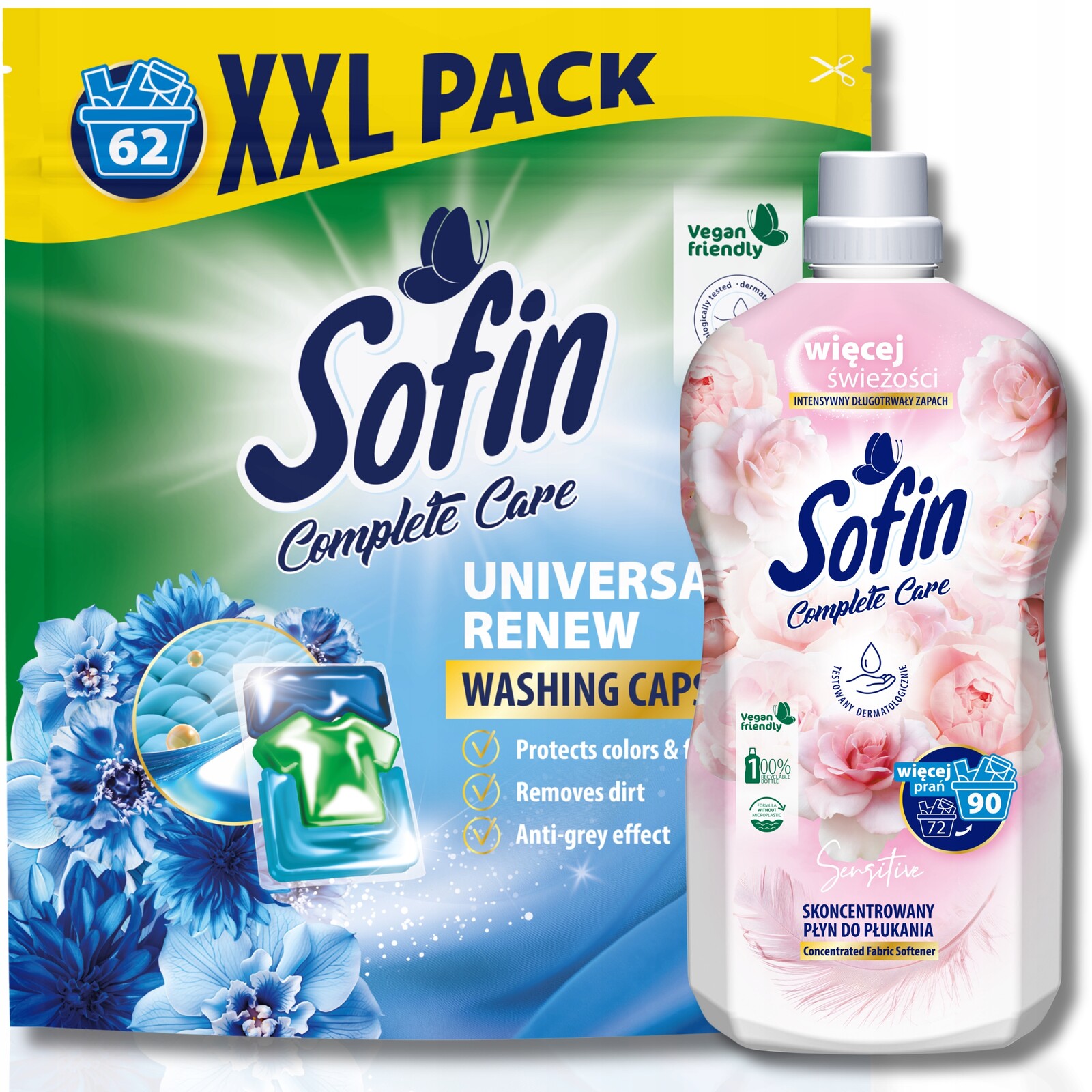 Sofin Univerzální prací Kapsle 62 tekutá aviváž 1,8 l 90p