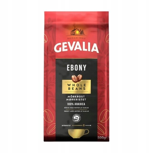 Gevalia Ebony káva 100% Arabica 500g