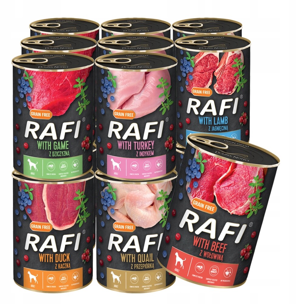 Rafi Premium MIX Chutí Vlhké krmivo 20x400g