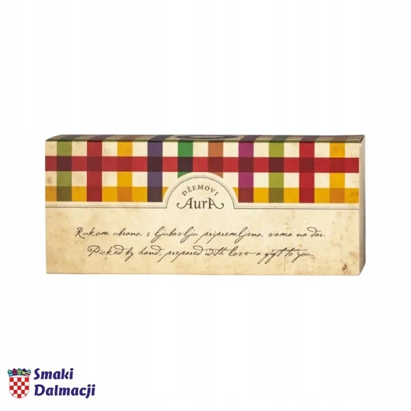 Sada fíkových, švestkových a malinových džemů 3 x 120 g Aura