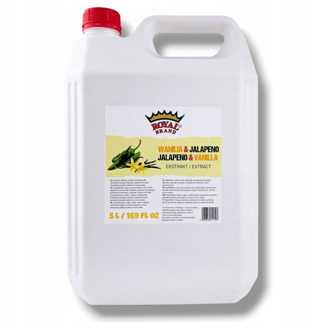 Extrakt z vanilka a jalapeňos Royal Brand 5l
