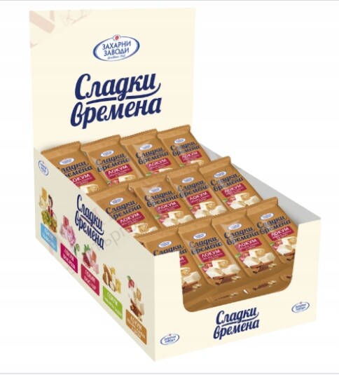 Lokum Jelly Bulgarian Delight z Jabłko, cynamon a orzechy włoskie 50 x 30 g