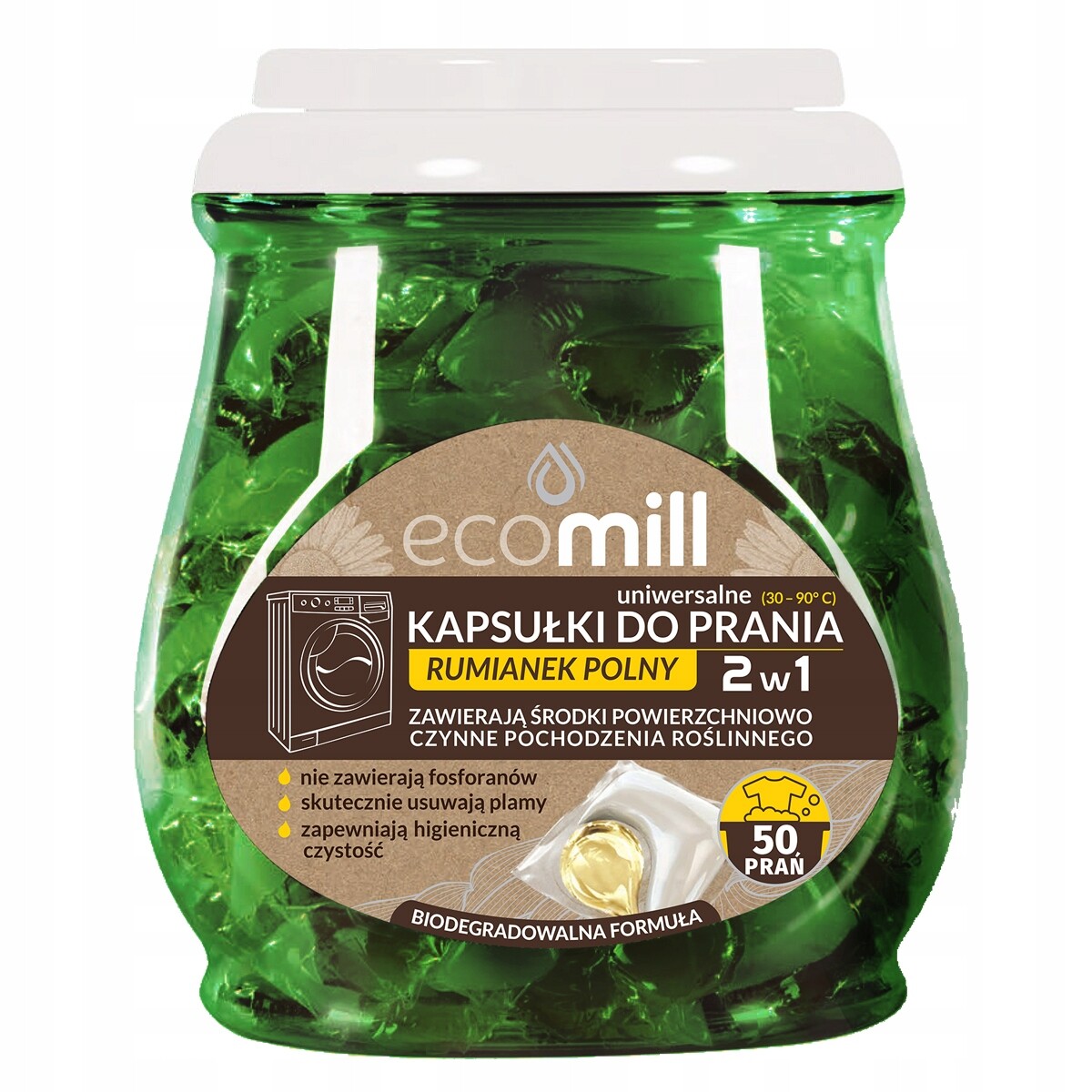 Ecomill Field Chamomile biologicky odbouratelné prací Kapsle 50 ks