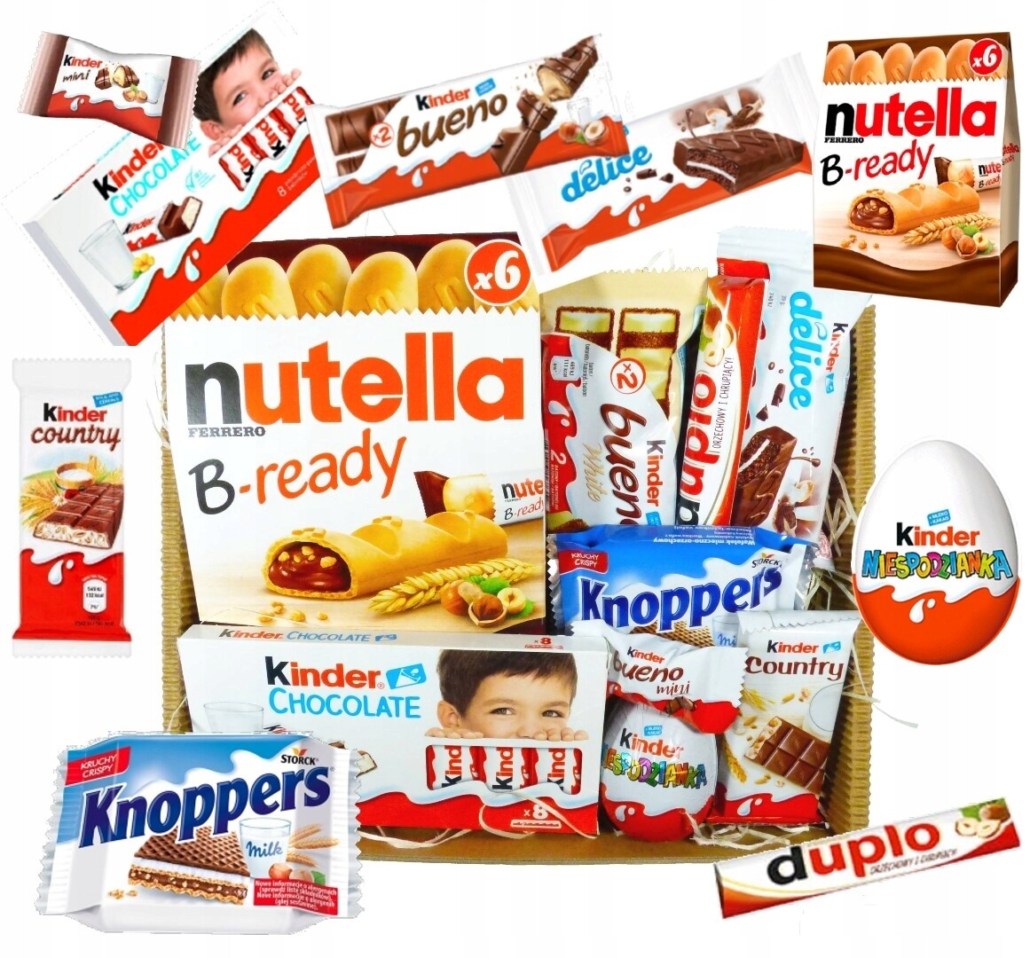 Sada Sladkostí Kinder Dárek Balíček Pro Děti Koš Na Narozeniny Vánoce