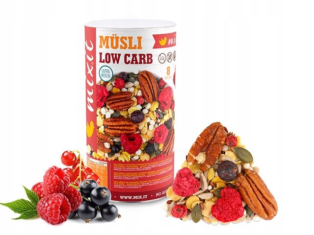 2 x Musli Mixit Low Carb S Lesními Plody 500 G