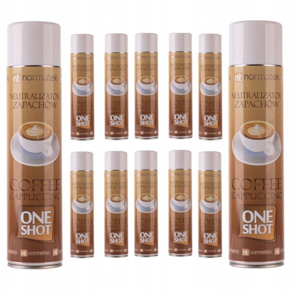Neutralizátor Pachů Osvěžovač Vzduchu Coffee Cappuccino Spray 600 ml