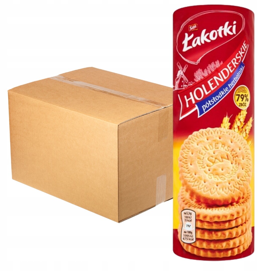 San Łakotki polosladké holandské sušenky 150 g x 20 kusů
