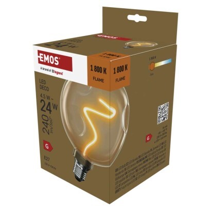 EMOS LED žárovka DECO CG125A / E27 / 4,5 W (24 W) / 240 lm
