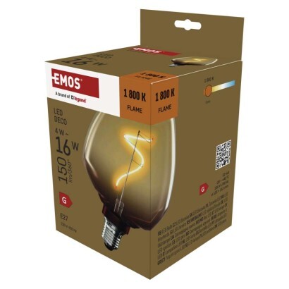 EMOS LED žárovka DECO S123 / E27 / 4 W (16 W) / 150 lm / fla