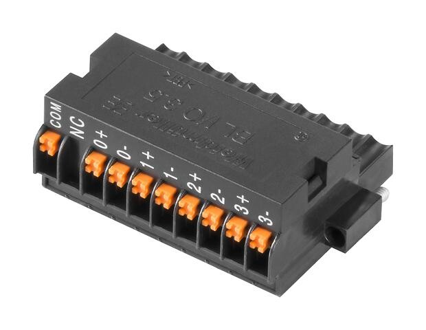Weidmuller 2471390000 Terminal Block, Pluggable, 10Pos, 16 Awg