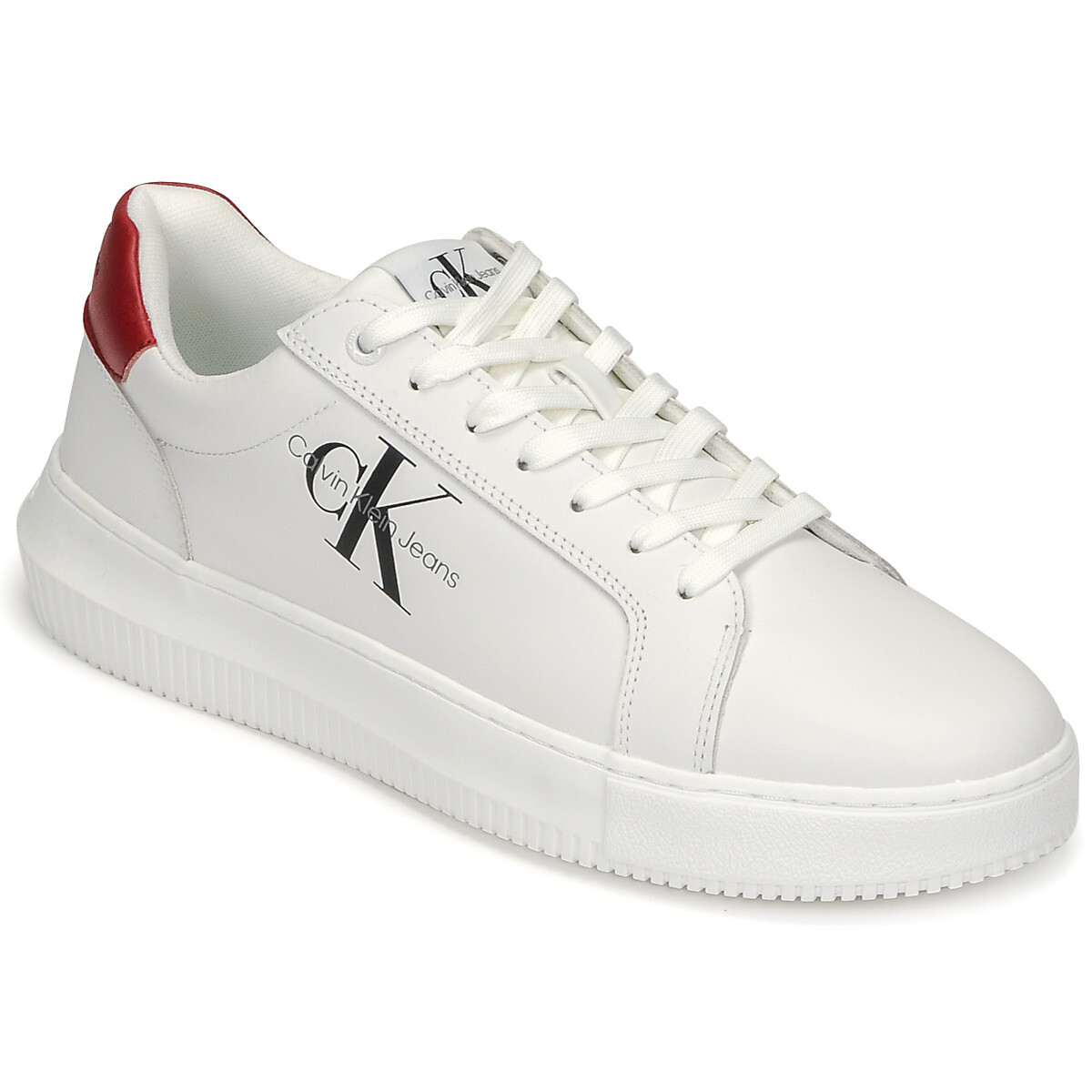 Calvin Klein Jeans  CHUNKY CUPSOLE MONOLOGO  Bílá