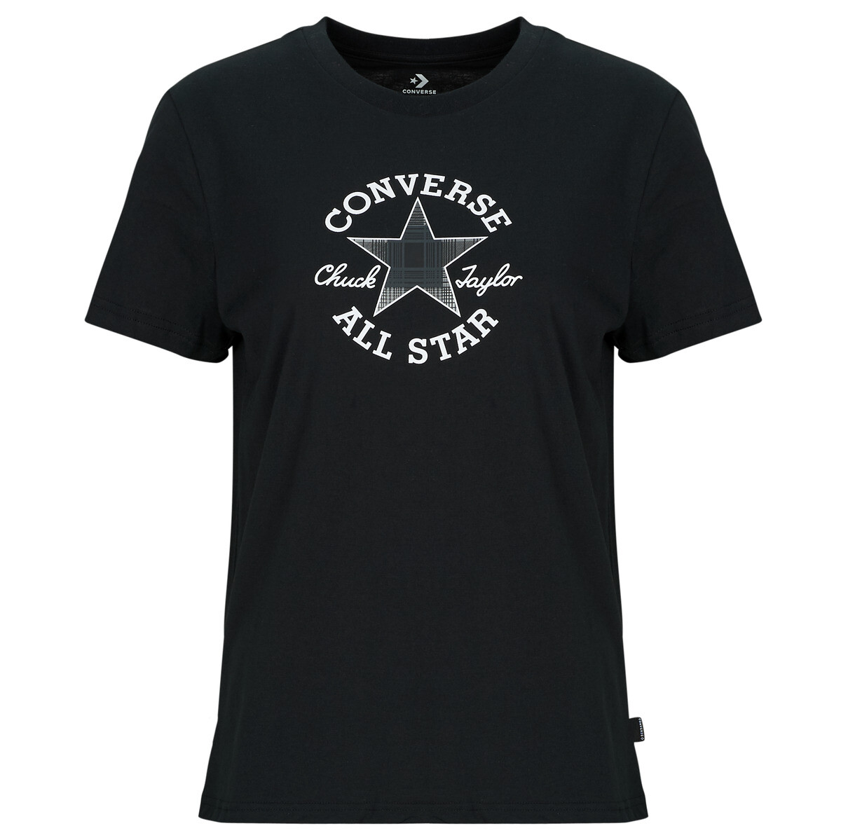 Converse  CHUCK PATCH TEE  Černá