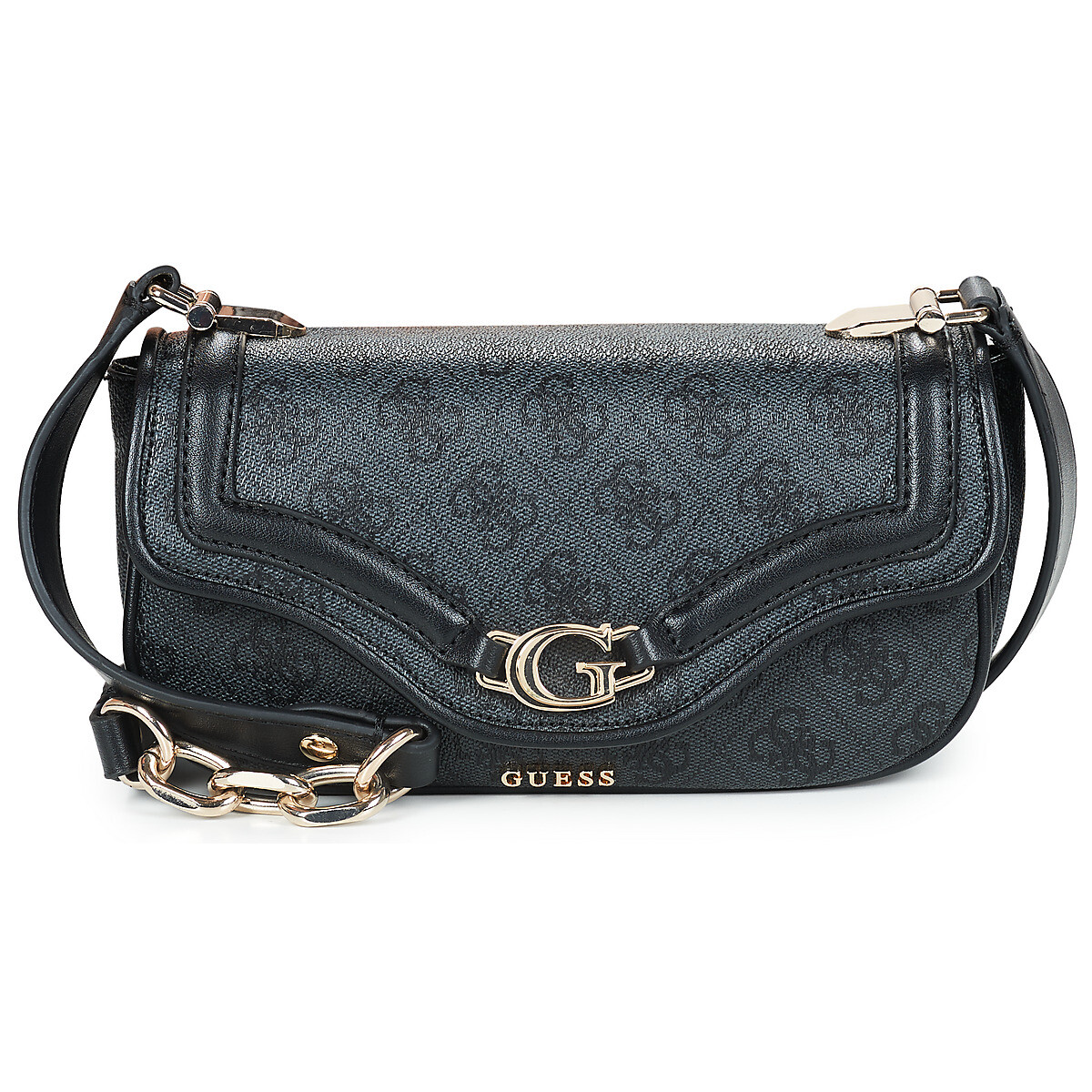 Guess  DEA CROSSBODY FLAP  Černá