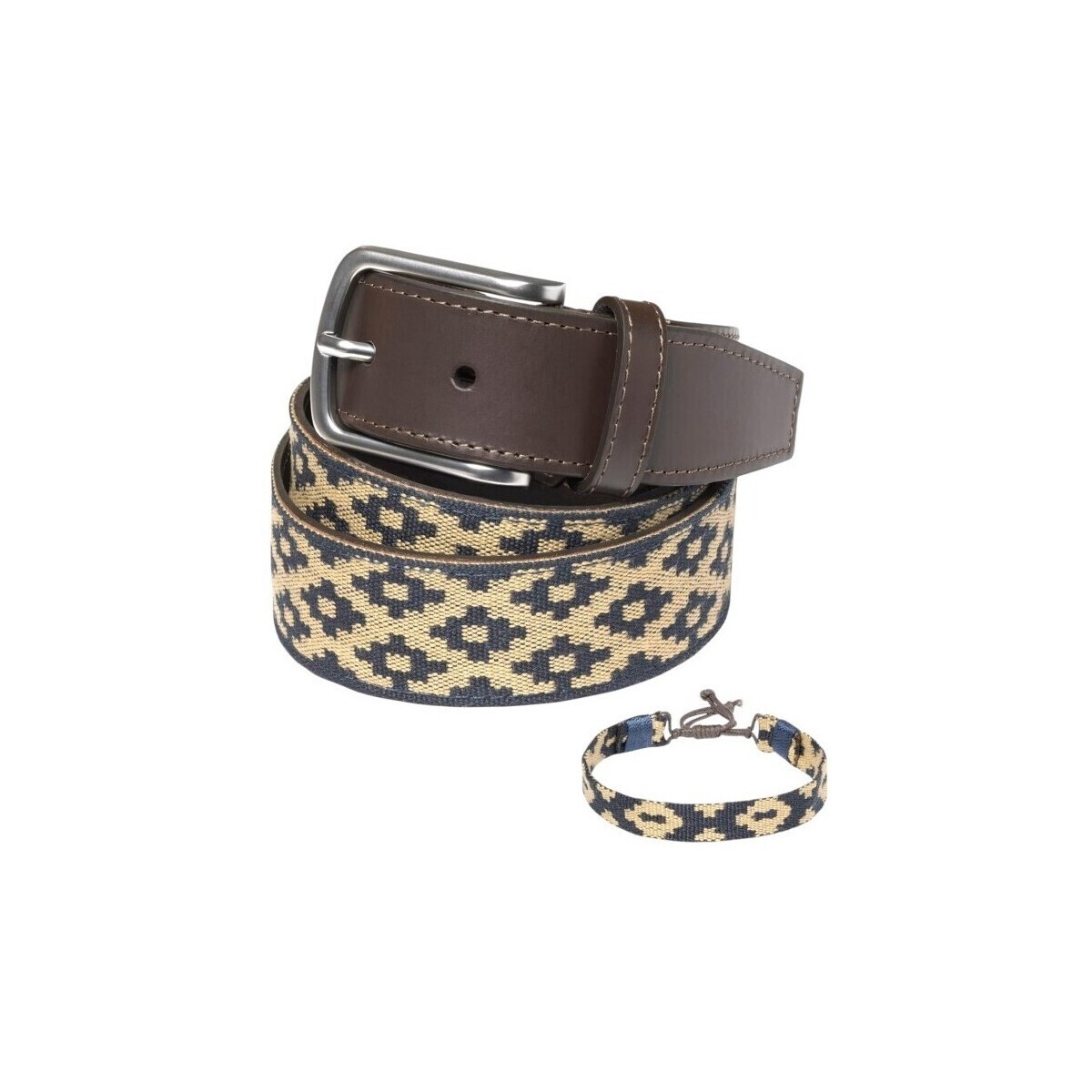 Pelpe  Fabric-3 Cinturón argentino FBM Beige  Béžová