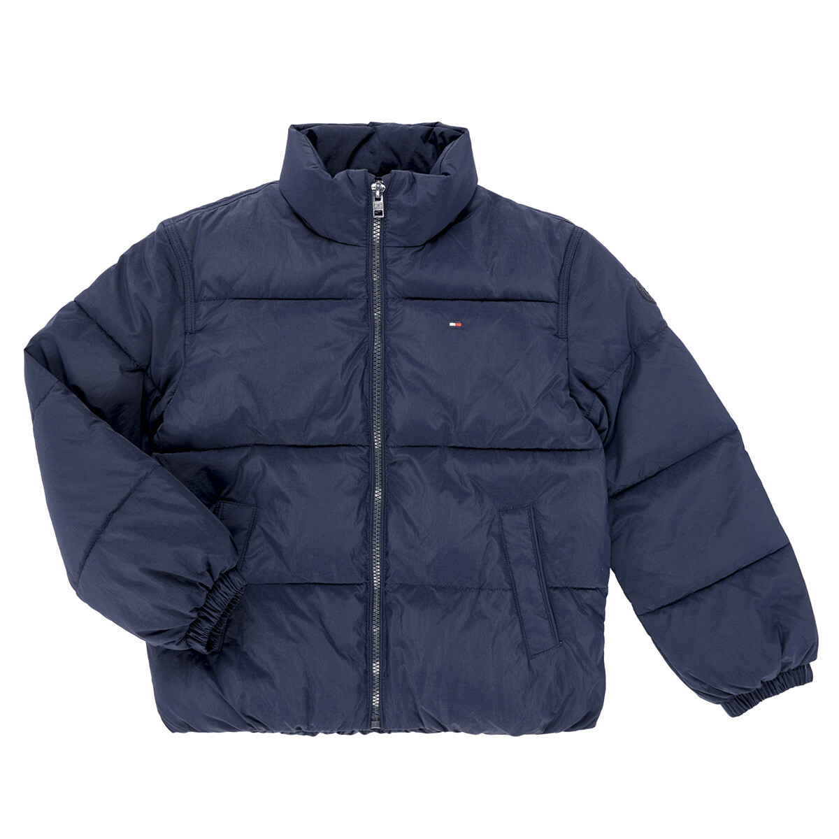Tommy Hilfiger  FLAG PUFFER JACKET  Tmavě modrá