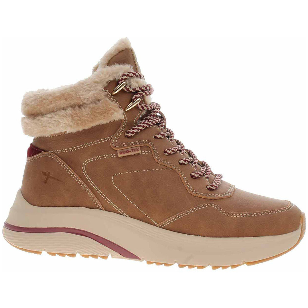 Tamaris  Dámská kotníková obuv  1-26278-45 cognac  Hnědá