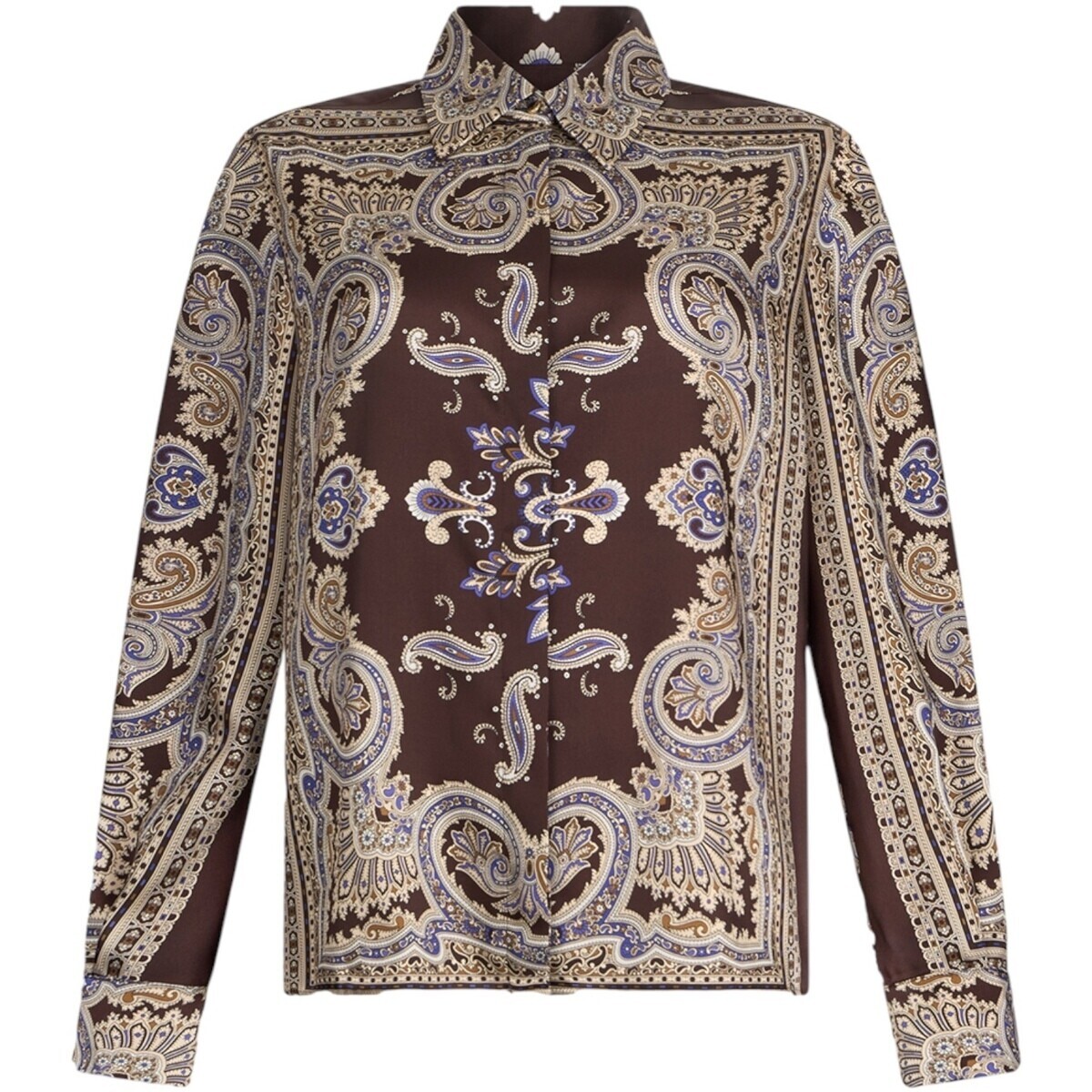 Liu Jo  CAMICIA TS M/L MF5393 TS117  Hnědá