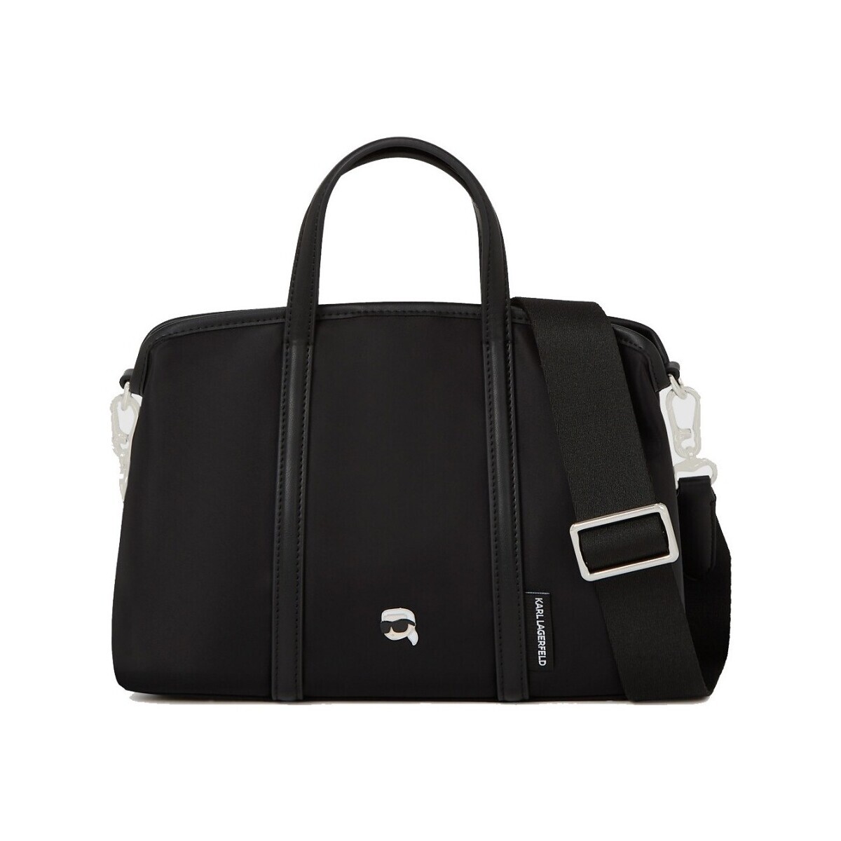 Karl Lagerfeld  IKON NYLON SM SATCHEL  Černá