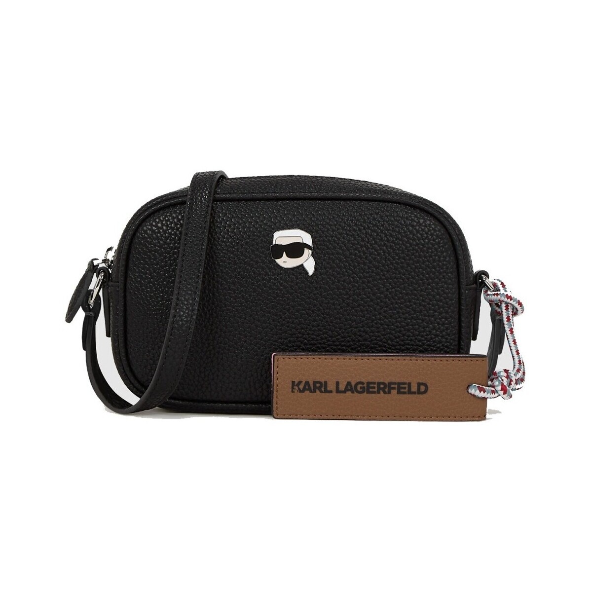 Karl Lagerfeld  IKON PEBBLE SLIM CAMERA BA  Černá