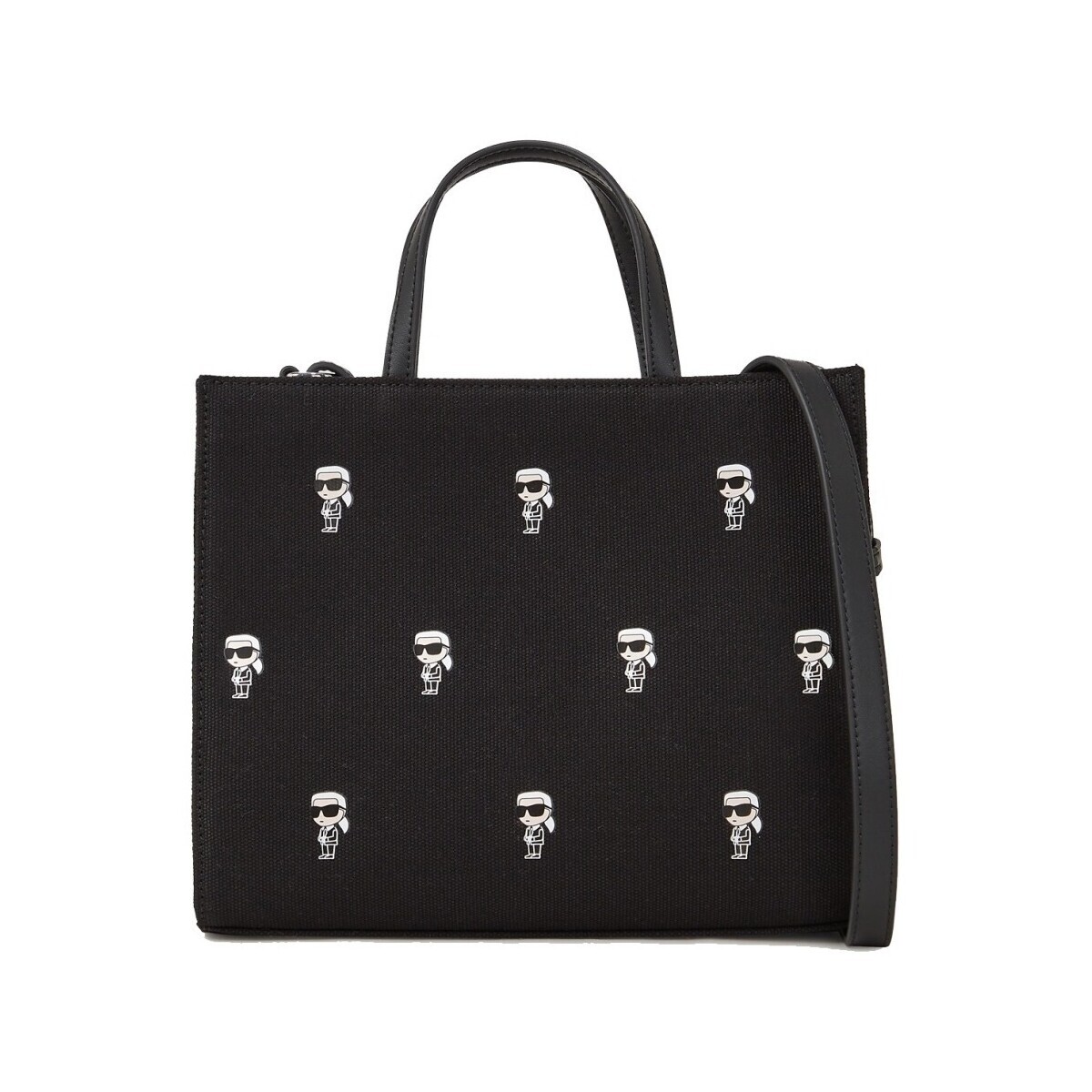 Karl Lagerfeld  IKON AOP SM SQUARE TOTE  Černá