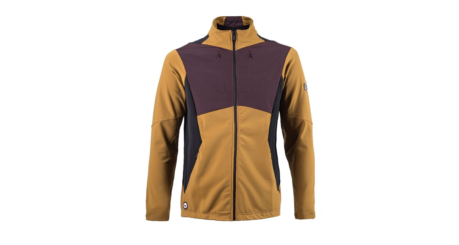 Pánská bunda Fresh Trash Cross point jacket - Golden/Wine/Black Velikost: L