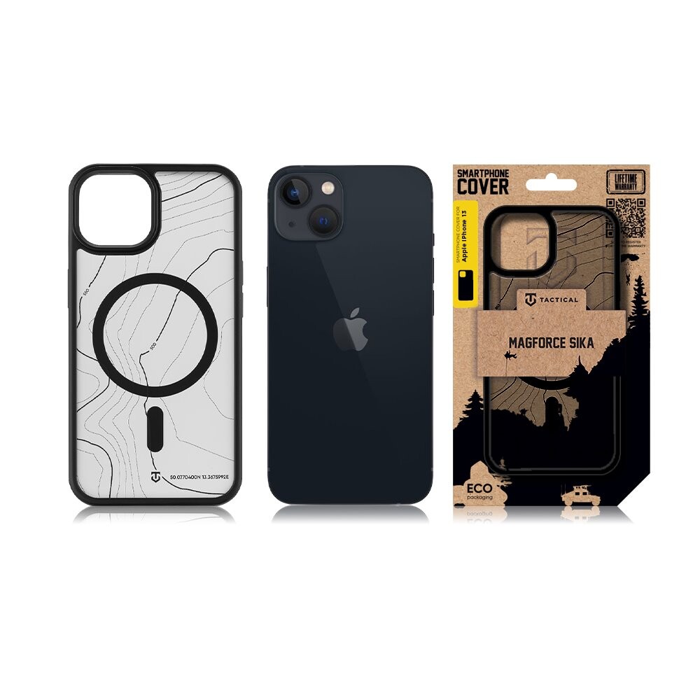 Zadní kryt Tactical MagForce Hyperstealth Sika pro Apple iPhone 13, asphalt