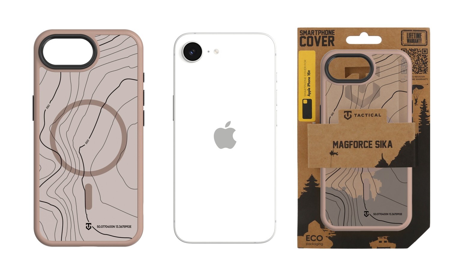 Zadní kryt Tactical MagForce Hyperstealth Sika pro Apple iPhone 16e, mocha mouse