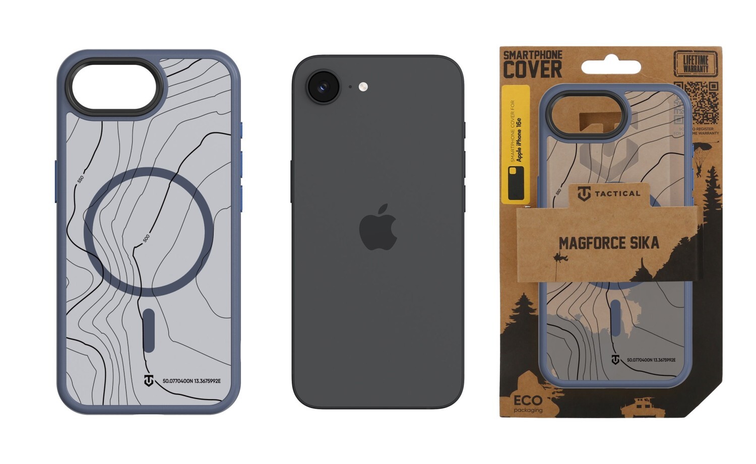 Zadní kryt Tactical MagForce Hyperstealth Sika pro Apple iPhone 16e, deep blue