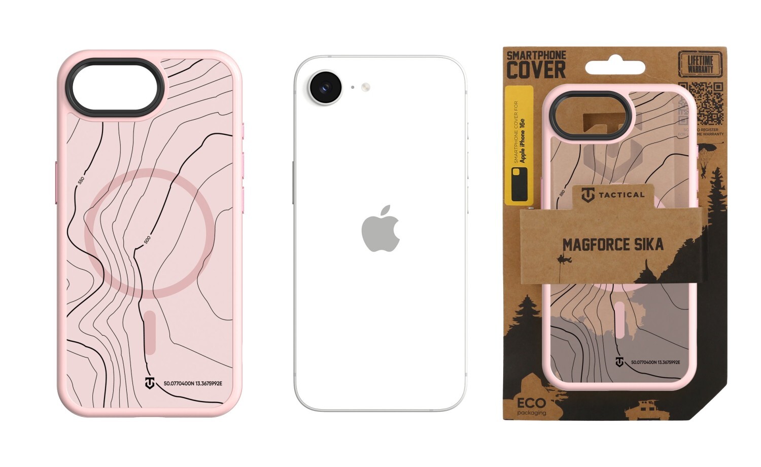 Zadní kryt Tactical MagForce Hyperstealth Sika pro Apple iPhone 16e, pink panther