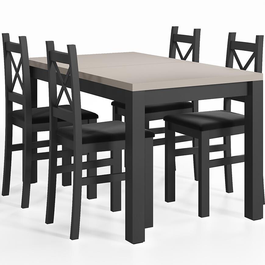 Jídelní set Mini kašmír/černý