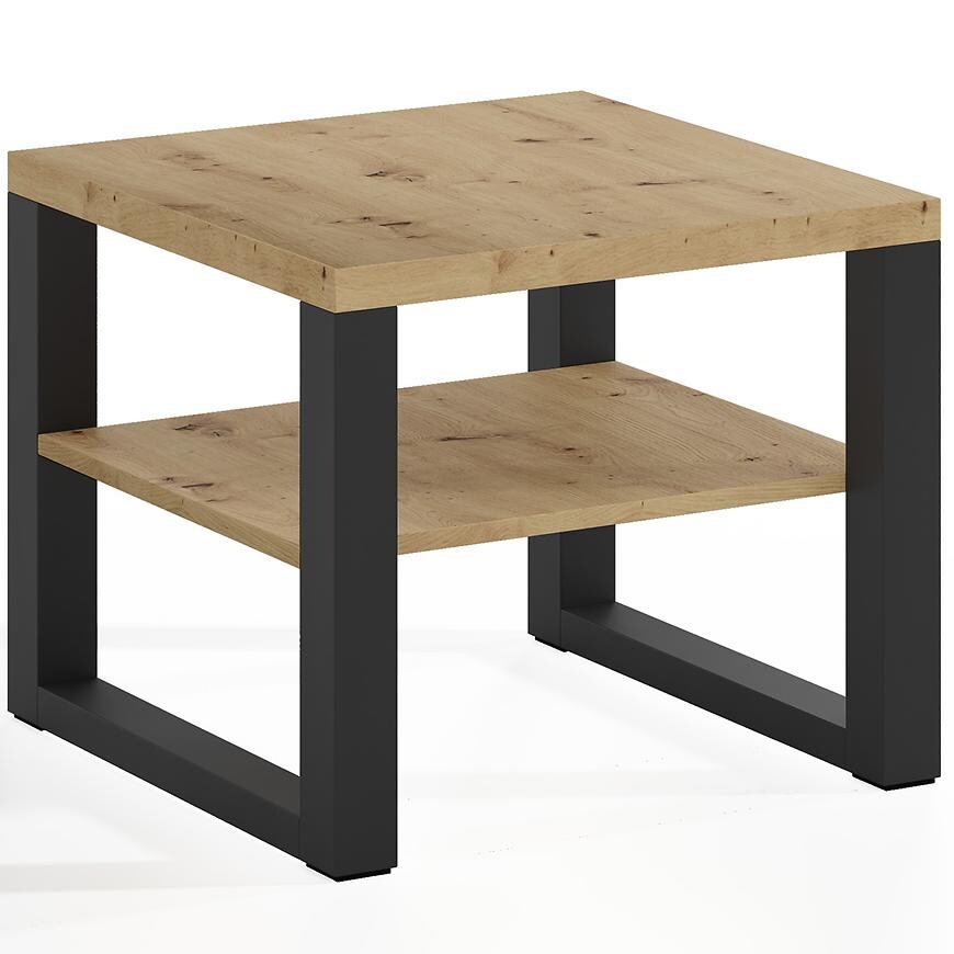 Konferenční stolek Mona 600 + police artisan/černý