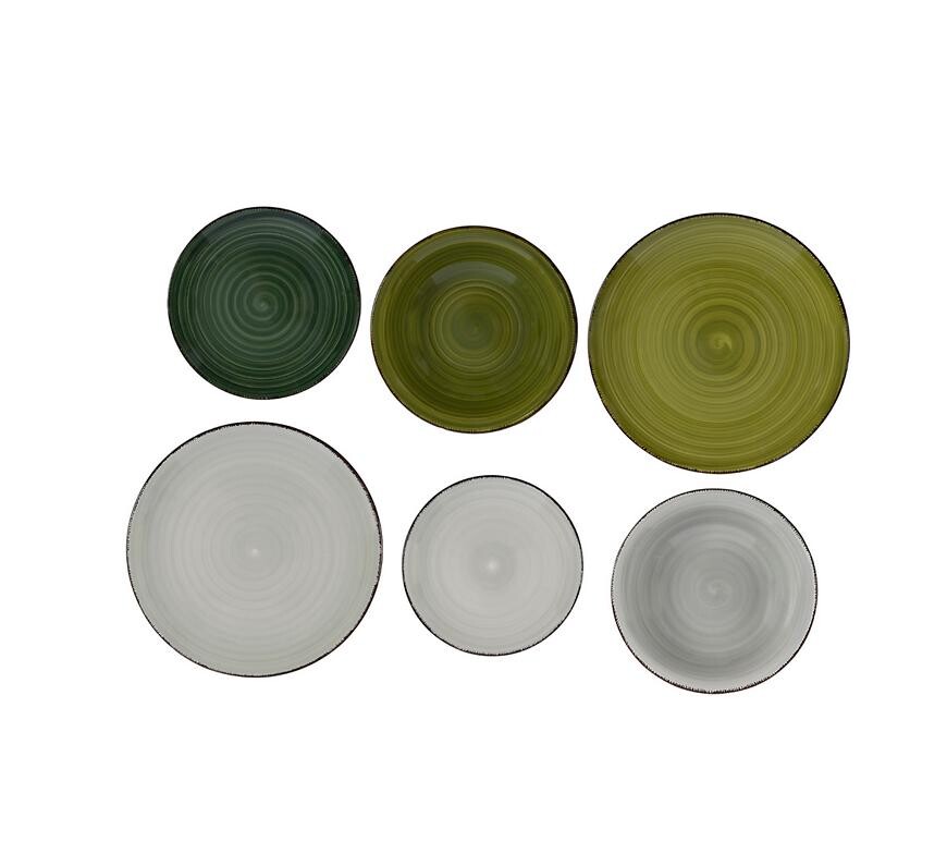 Sada talířú Moss 12 ks 653645