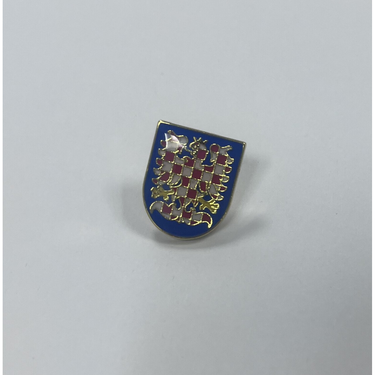 Odznak (pins) Moravská orlice 2,2 x 1,7 cm - barevný-modrý