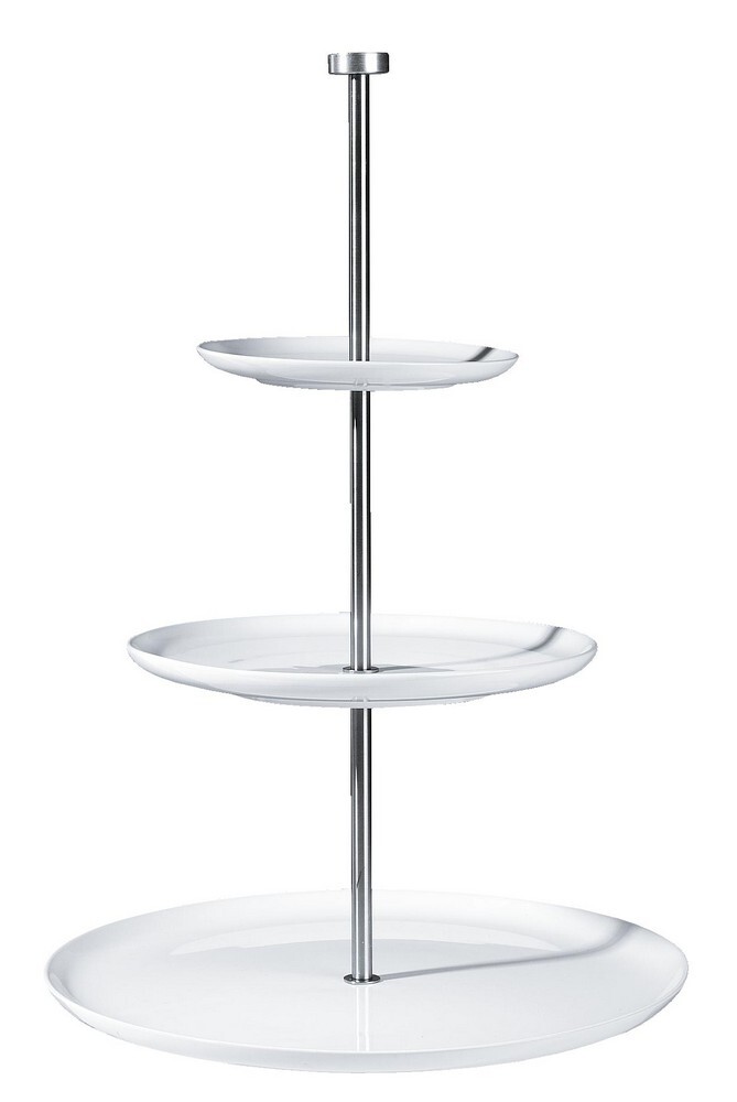 ASA Selection Třípatrový etažér A TABLE ASA Selection, kulatý - bílý