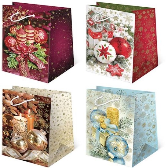 PAW Vánoční dárková taška - 29 x 42 cm - T16-S38