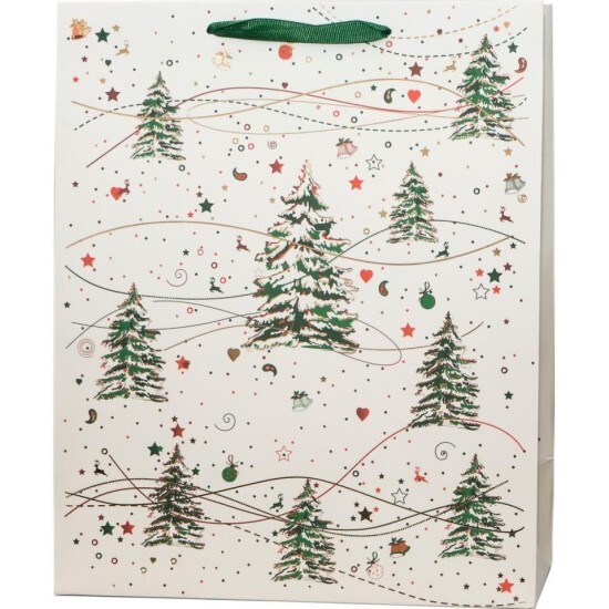 Anna Style Vánoční dárková taška - 26 x 33 cm - TX3 186