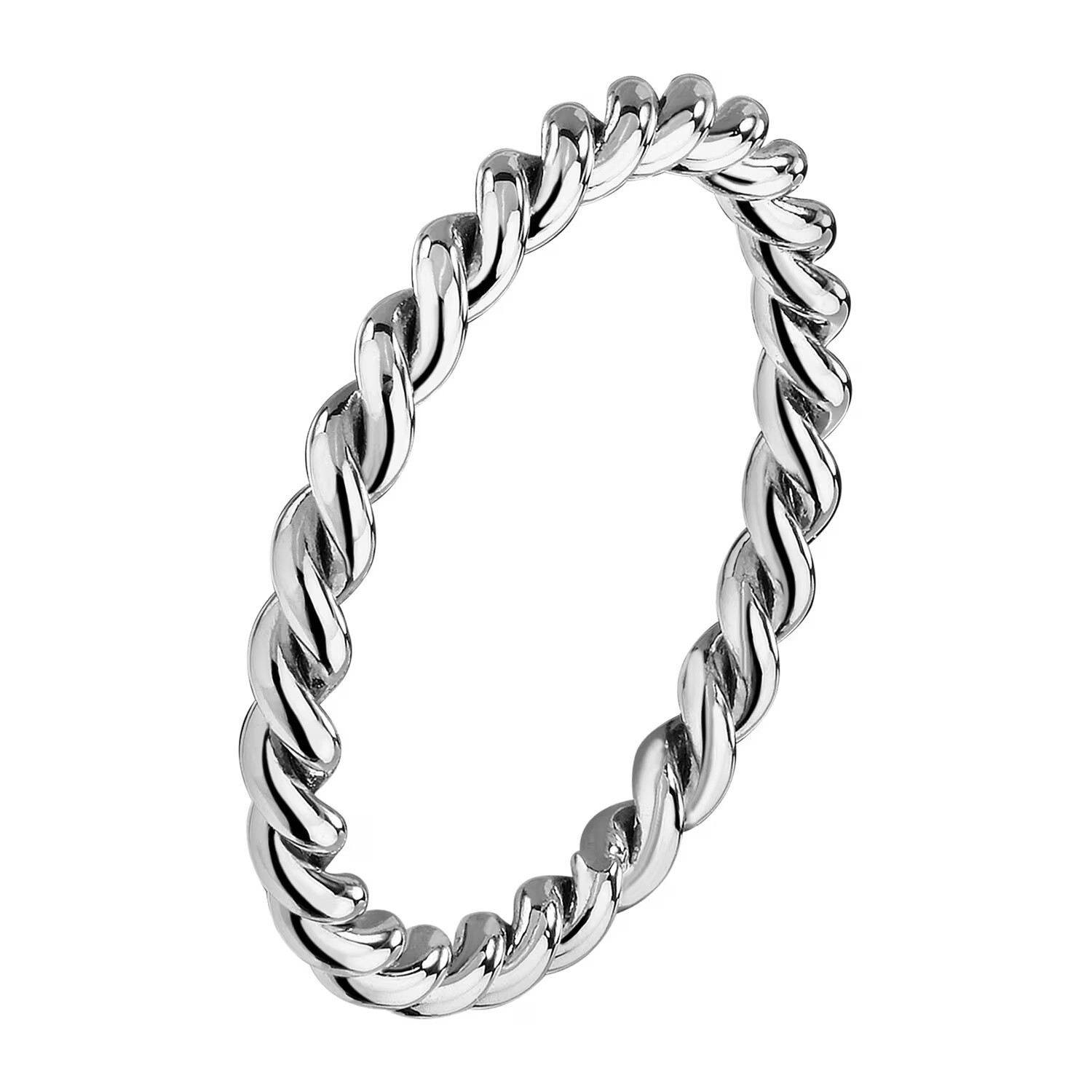 La Petite Story Minimalistický pozlacený prsten s pleteným designem Ring LPS03AVV1301 52 mm