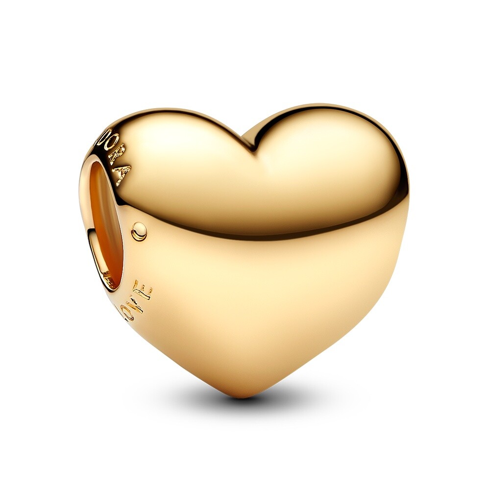 Pandora Romantický pozlacený korálek Srdce Shine Moments 763439C00