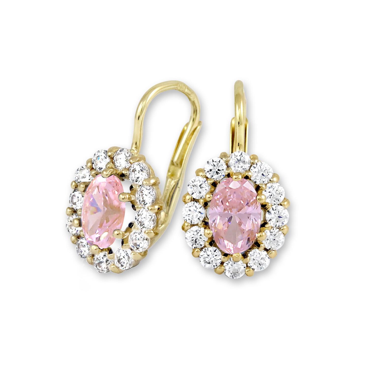 Soliter Luxusní náušnice ze žlutého zlata 239 001 00568 0000400