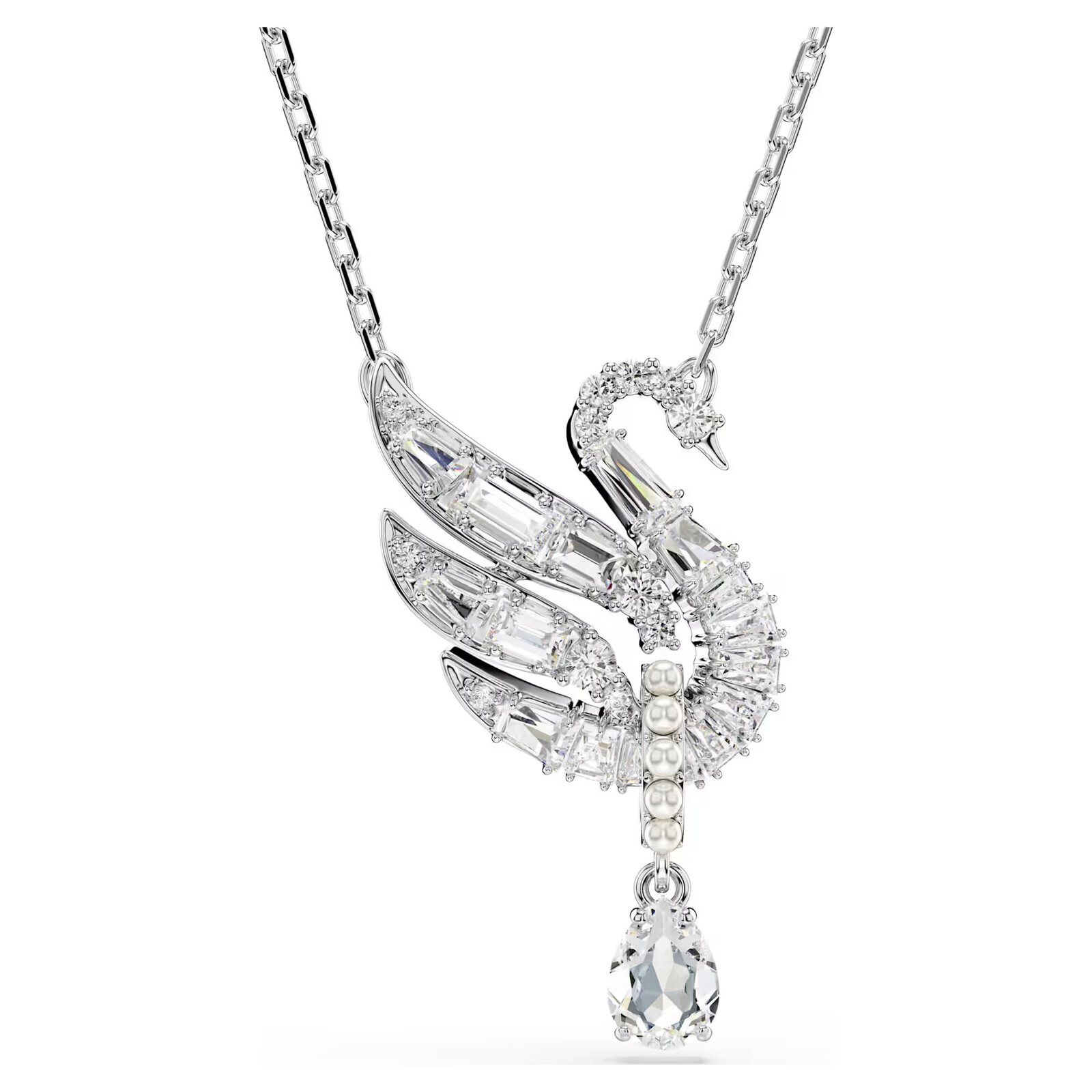 Swarovski Okouzlující náhrdelník se třpytivou labutí Swan 5723387