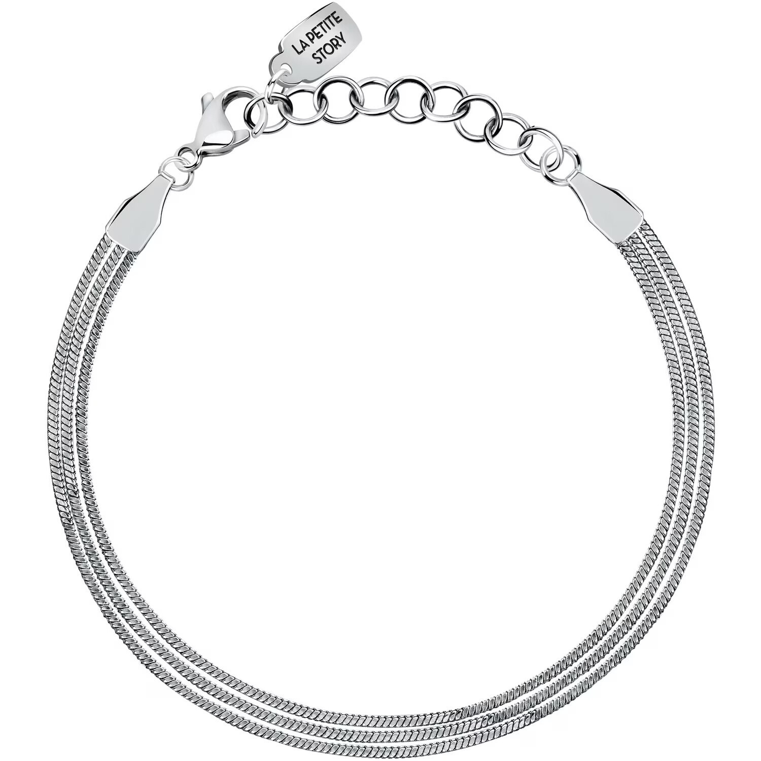 La Petite Story Trojitý ocelový náramek pro ženy Friendship LPS05ARR125