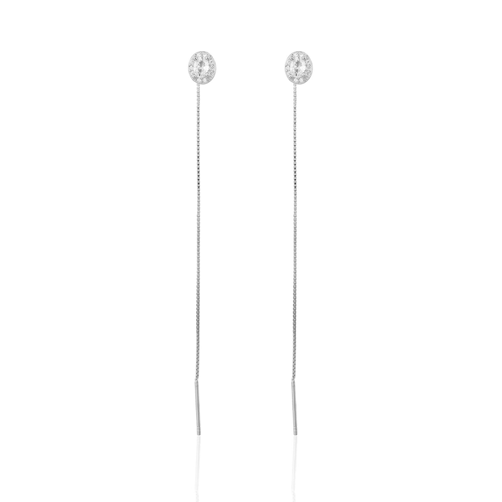 JVD Dlouhé visací náušnice ze stříbra SVLE3361XJ6BI00