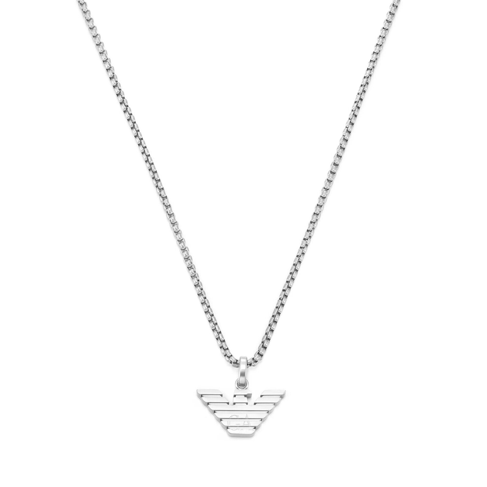 Emporio Armani Módní ocelový náhrdelník s logem EGS3169040