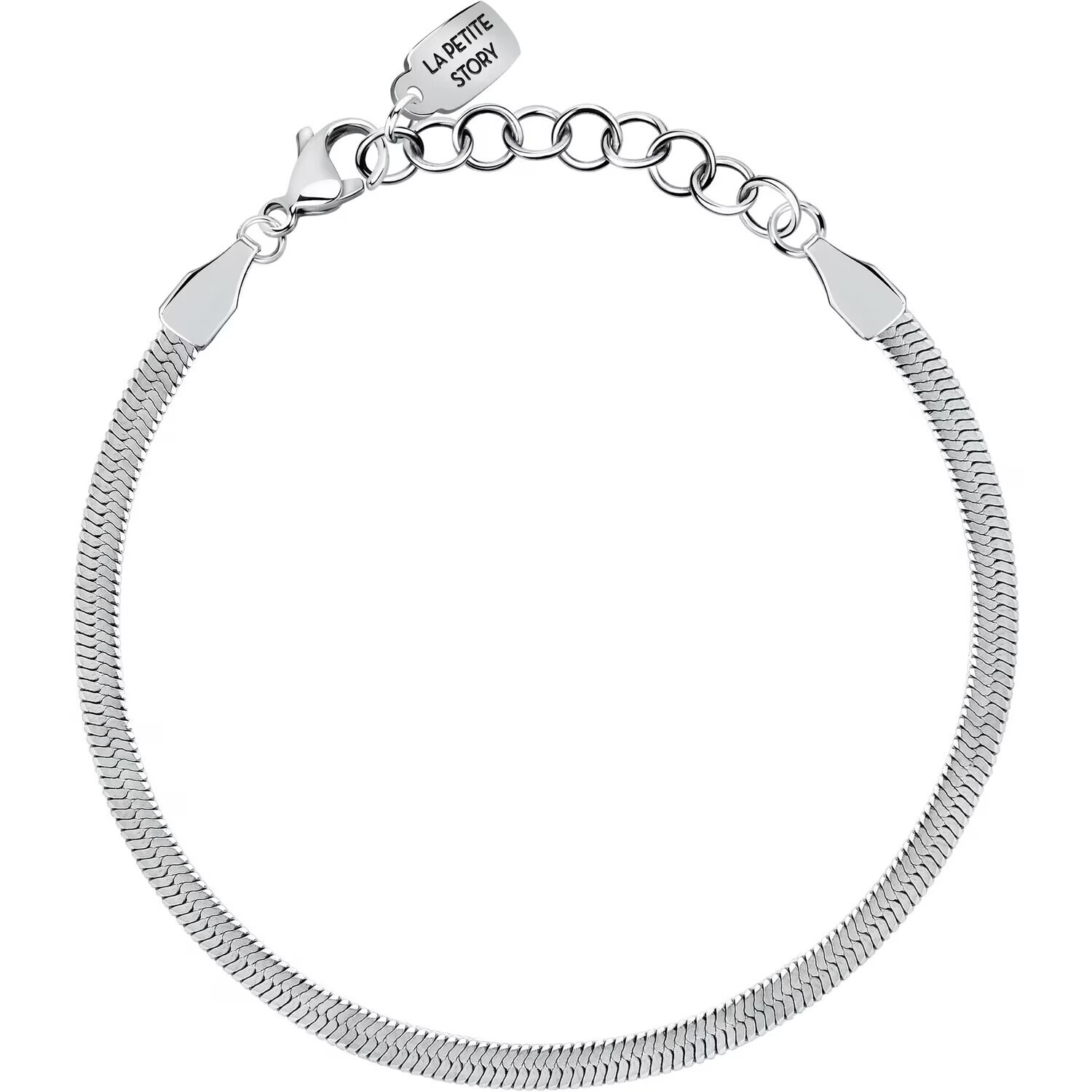 La Petite Story Elegantní ocelový náramek Hádek Friendship LPS05ARR123