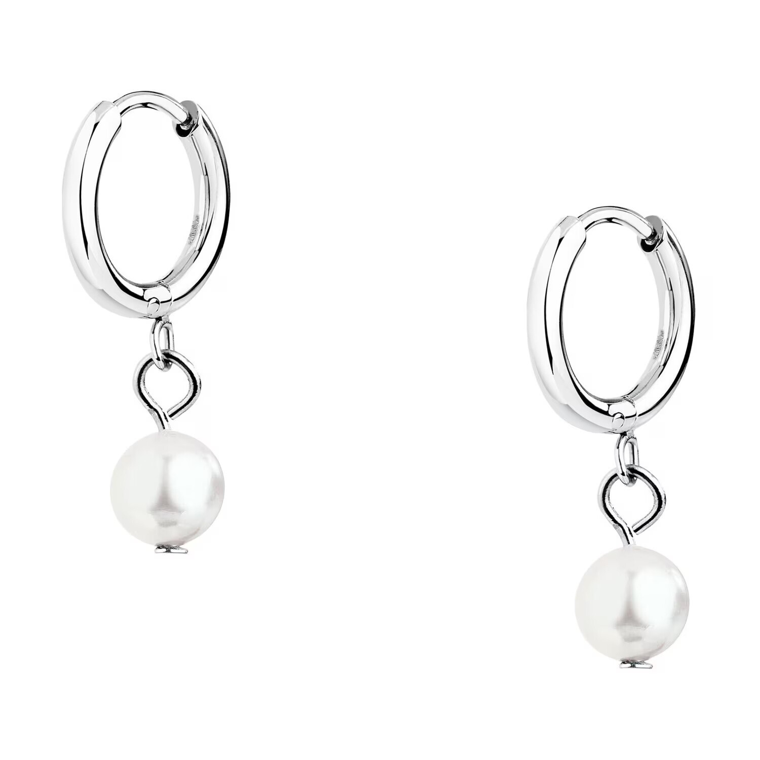 La Petite Story Elegantní ocelové náušnice s perličkami LPS01AZA06