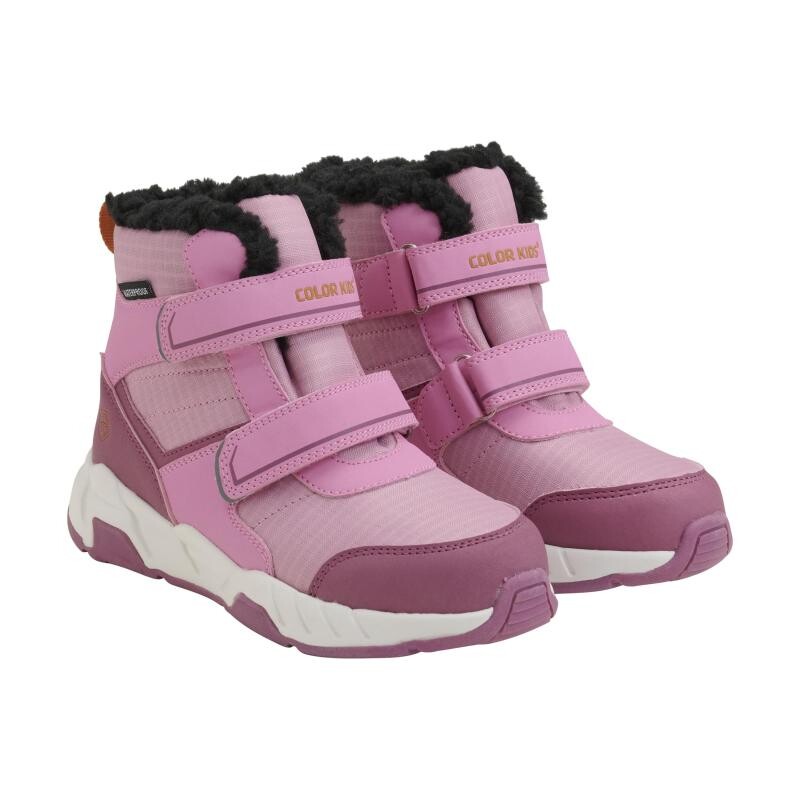 Color Kids Boots W. Velcro WP-760154.5214-Lilac chiffon 24/25 dětské sněhule