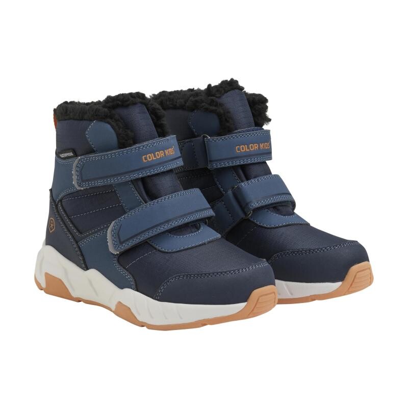 Color Kids Boots W. Velcro WP-760154.7150-Vintage Indigo 24/25 dětské sněhule
