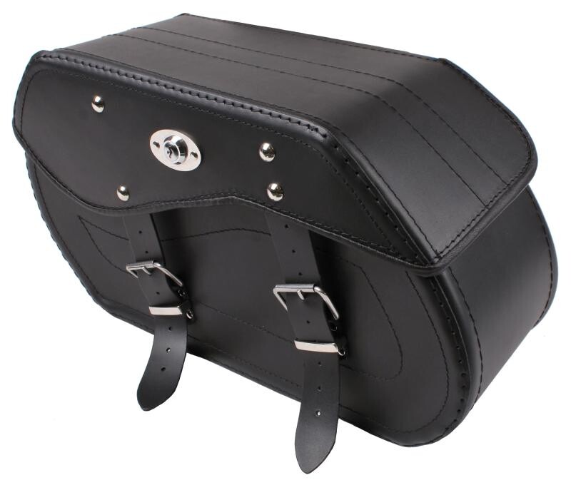 RSA Kožené brašny na motorku Chopper RSA-12A se zámkem